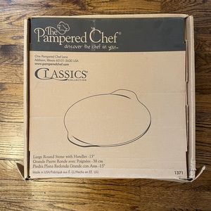 COPY - The Pampered Chef Stoneware Pizza Stone